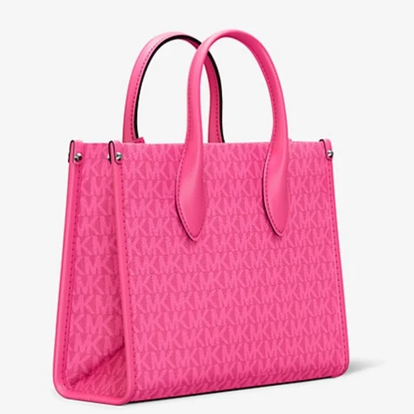 Michael Kors  Mirella Pink Tote Bag. - Picture 5 of 7